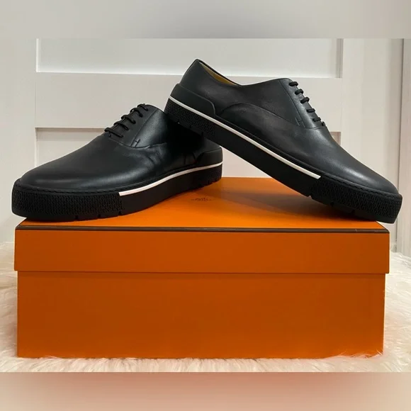 Hermes SAXO OXFORD SHOE (NEW) Size 42 HERMES First Oxford Shoe 37 *New - Timeless Luxuries main image 4